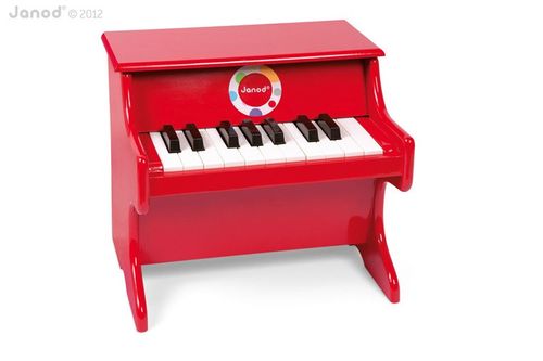 Czerwone pianino Confetti, Janod na Arena.pl