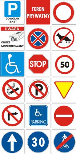 ZNAK DROGOWY znaki ustąp pierwszeństwa 60cm na Arena.pl