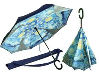 Parasol odwrotnie otwierany - V. Van Gogh, Gwiaździsta noc (CARMANI)