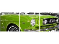 90 80CM OBRAZ T3 ELEM LIMONKOWY MUSTANG DRUK ŚCIENNY