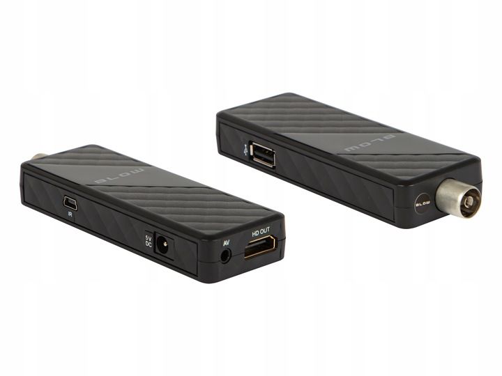 2 SZT DEKODER TUNER TV DVB-T2 HEVC H.265 FULL HD MINI STICK PILOT HDMI zdjęcie 5