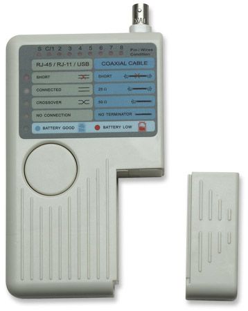 INTELLINET TESTER OKABLOWANIA RJ-11, RJ-45, USB, BNC 351911 na Arena.pl