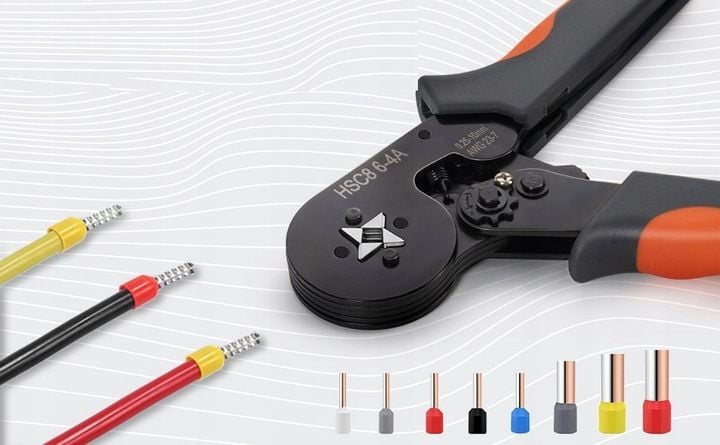 ZACISKARKA DO TULEJEK PRASKA KONEKTORÓW KOŃCÓWEK KABLI 1200 TULEJEK zdjęcie 5