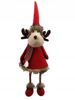 RENIFER SKRZAT MIKOŁAJ KRASNAL GNOM ŚWIĄTECZNY STOJĄCY OZDOBA ŚWIĄT 65CM A4