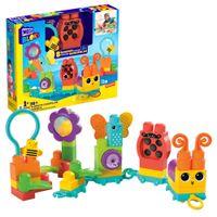 MEGA BLOKS KLOCKI AKTYWIZUJĄCA GĄSIENICZKA SENSORYCZNA DO CIĄGNIĘCIA 30 EL.
