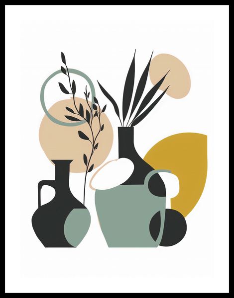 Plakat 75x100cm Modernistyczna Kompozycja zdjęcie 3
