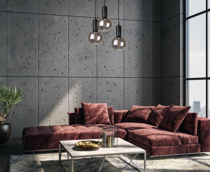 Lampa wisząca 3xE27 SUPRA BLACK zdjęcie 2