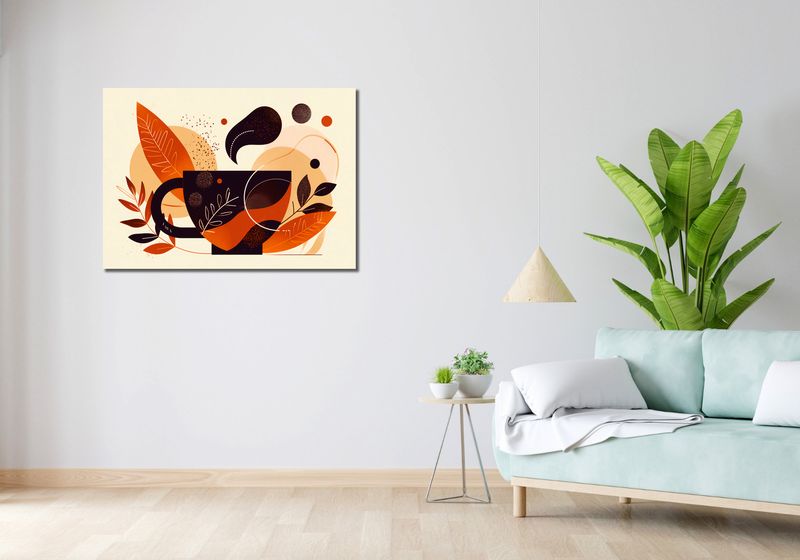 Obraz 100x70cm Wachlarz Ciepła zdjęcie 2