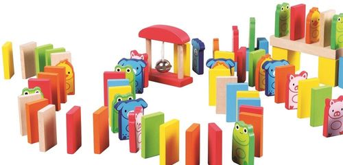 Kolorowe domino - 110 elementów na Arena.pl