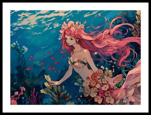 Plakat 55x40cm Nimfa Oceanu na Arena.pl