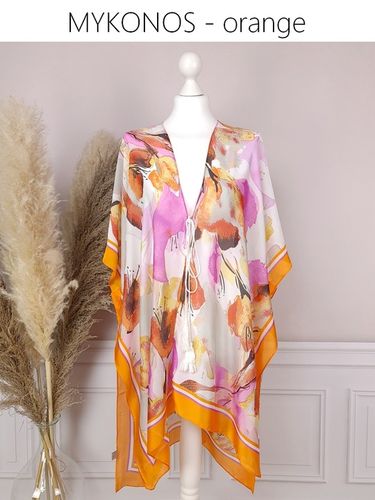 JEDWABNE PAREO CHUSTA TUNIKA PLAŻOWA BOHO KOLORY na Arena.pl