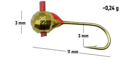 Mormyszka Wolframowa przynęta Podlodowa dyskoteka na Arena.pl