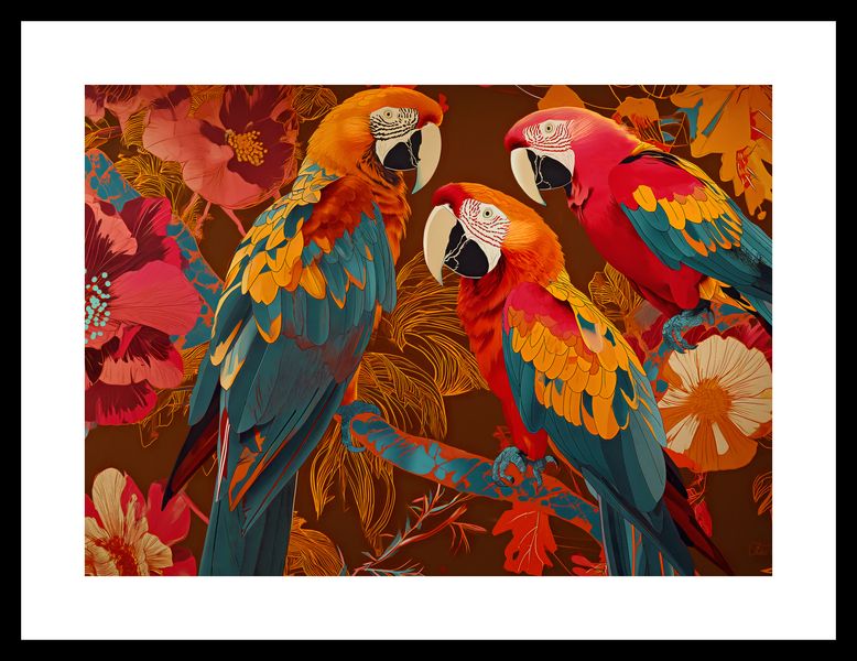 Plakat 35x25cm Kolorowe Ary zdjęcie 3
