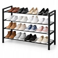 Szafka na buty Brunbeste 65 x 70 x 26 cm czarny