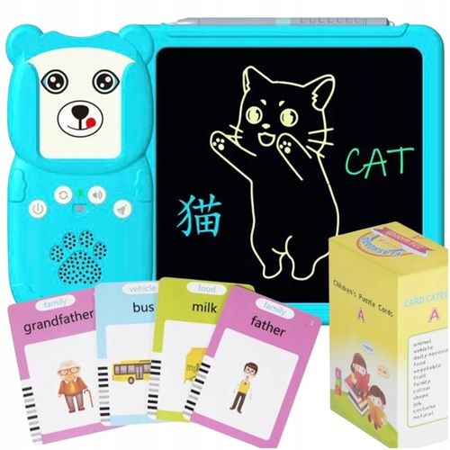 CZYTNIK KART DO NAUKI ANGIELSKIEGO SŁÓWEK DLA DZIECI 112 KART 224 SŁÓWKA na Arena.pl