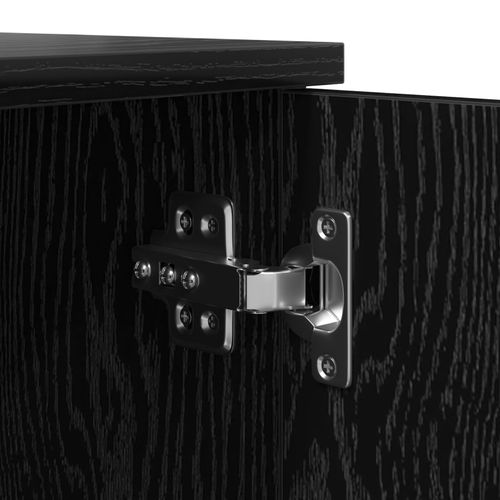 Czarny cabinet do przechowywania  103x41x40 cm z drewna inżynieryjnego na Arena.pl