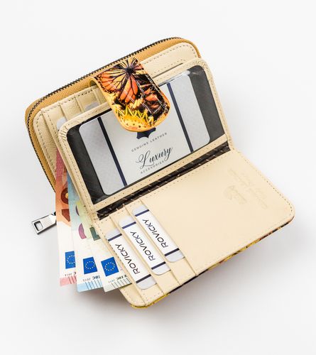 skórzany portfel damski w motyle - lorenti na Arena.pl