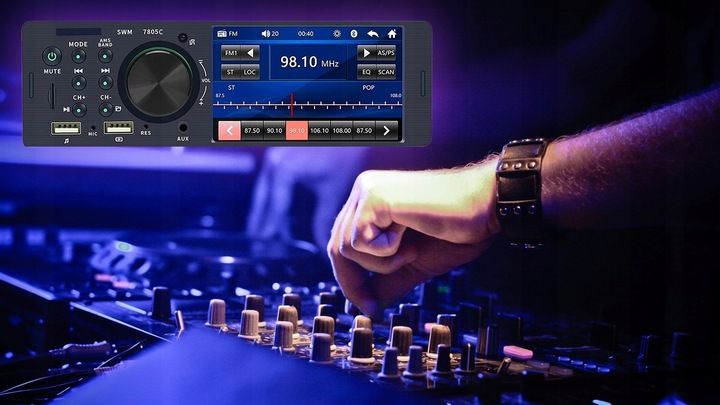 RADIO SAMOCHODOWE 1DIN EKRAN 4,1" USB BLUETOOTH SD zdjęcie 10