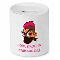 Skarbonka Dla Chłopaka Łobuz Kocha Najbardziej Z Nadrukiem Ze Zdjęciem