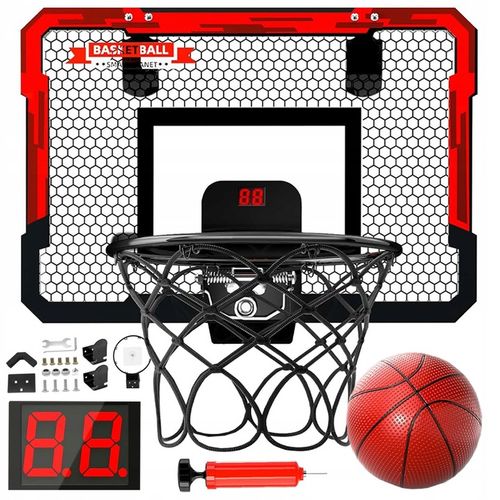 Koszykówka dla dzieci INTERAKTYWNA TABLICA LICZNIK DŹWIĘK ŚWIATŁA kosz gry na Arena.pl