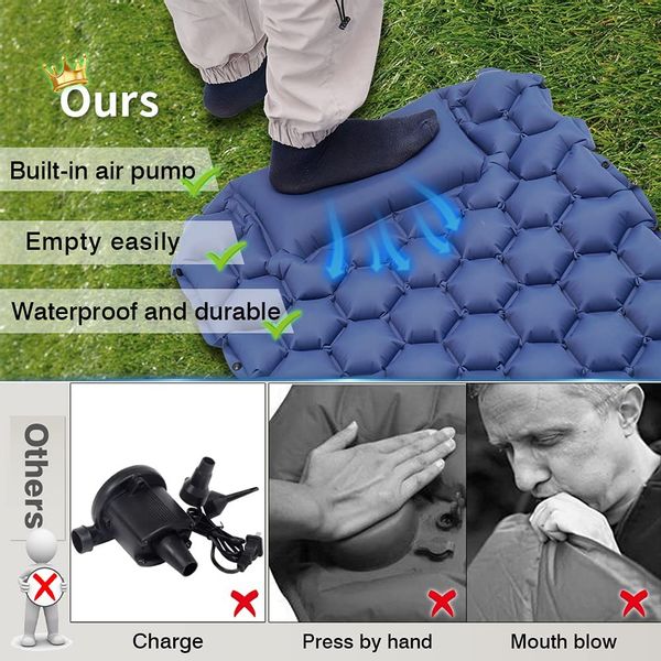 MATA MATERAC TREKKINGOWY Samopompująca POMPKA zdjęcie 9