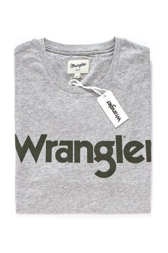 WRANGLER SS LOGO TEE MID GREY MEL W7A86D337 L na Arena.pl