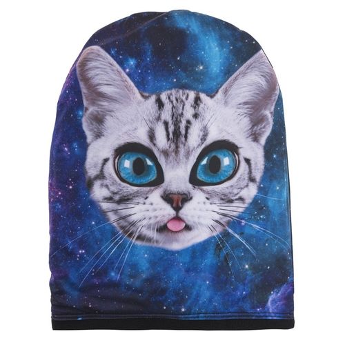 CZAPKA BEANIE GALAXY ALIEN CAT na Arena.pl