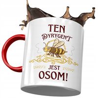 Kubek Czerwony Dla Dyrygenta Ten Dyrygent Jest Z Nadrukiem Ze Zdjęciem