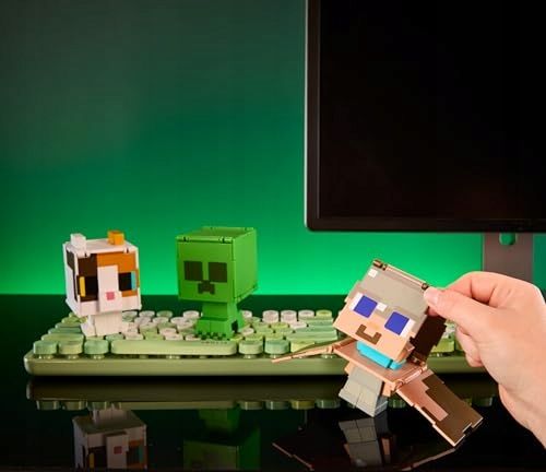 Figurka MATTEL Minecraft Creeper z transformacją 2w1 HTL46 zdjęcie 3