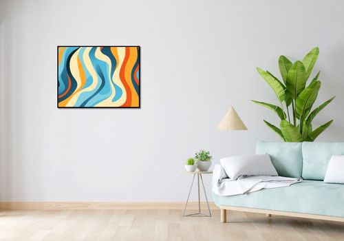 Plakat 80x60cm Tańczące Fale na Arena.pl