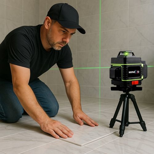 POZIOMNICA LASEROWA POZIOMICA 4D 16 LINII KRZYŻOWA 360 LASER ZESTAW na Arena.pl