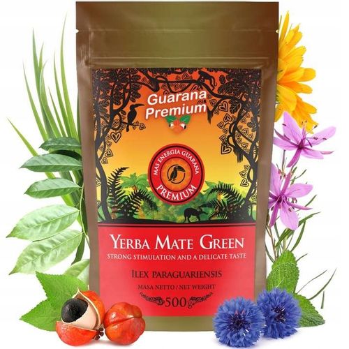 Yerba Mate Green Energia 2x500g 1kg Guarana MOC na Arena.pl