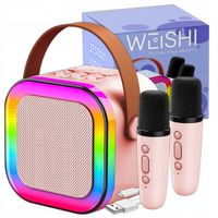 2 x ZESTAW KARAOKE DLA DZIECI GŁOŚNIK BLUETOOTH I MIKROFONY Z MOTYWEM STICH