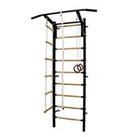 Drabinka gimnastyczna do ćwiczeń metalowa czarna Sport Child Plus