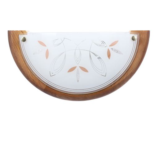 Rustica plafon 0,5 drewno standard 1x60 w E27 dąb na Arena.pl