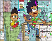 Puzzle tradycyjne Sammy i Raj w pętli czasu