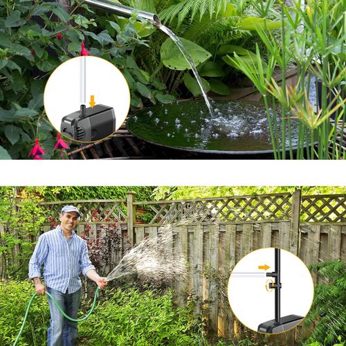 Pompa solarna do stawu 20W Biling 875 L/h z filtrem i 2m wężem na Arena.pl