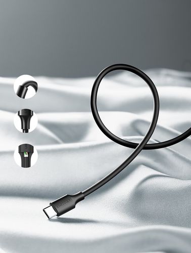 kabel przewód usb - usb-c 2a 1m czarny na Arena.pl