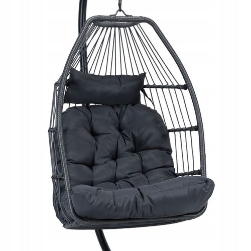 FOTEL WISZĄCY OGRODOWY BUJANY KOKON KOSZ TARAS HUŚTAWKA BUJAK JAJO KRZESŁO na Arena.pl