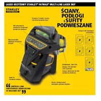 Laser krzyżowy STANLEY FatMax Multi-Line Laser 360