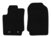 Dywaniki przednie welurowe czarne do: Ford Ranger MK5 FL 2015-2022 pickup