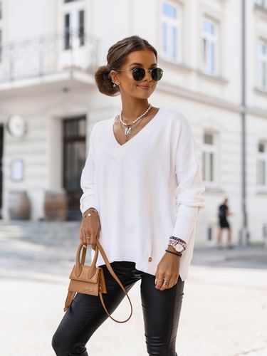 COCOMORE Sweterek Bluzka V Żółty na Arena.pl