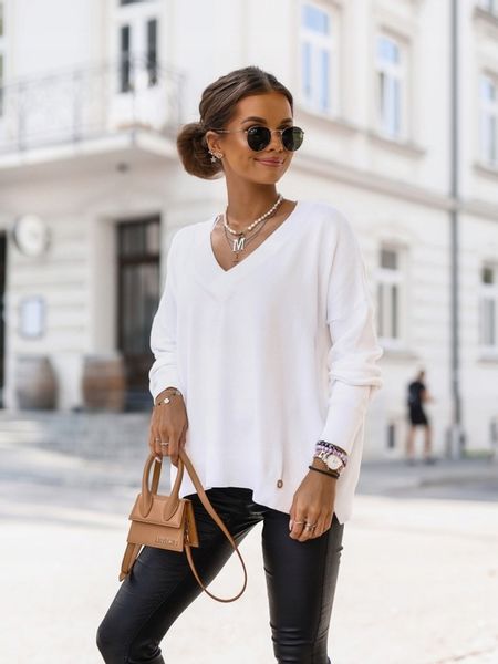 COCOMORE Sweterek Bluzka V Żółty zdjęcie 13