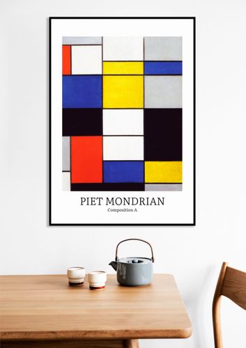 Obraz 40x60cm Design Composition 2, Mondrian Vintage do Salonu na Arena.pl