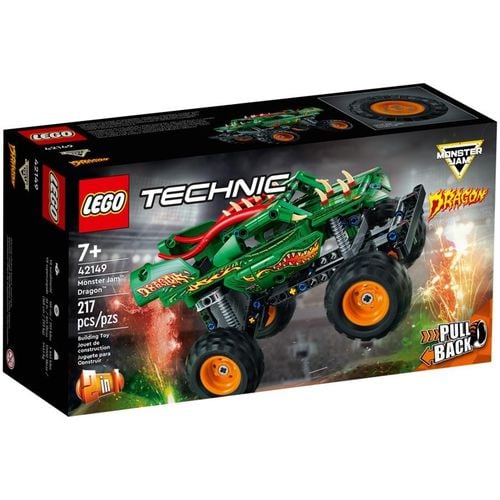 Lego Technic 2w1 Monster Jam Dragon 42149 na Arena.pl