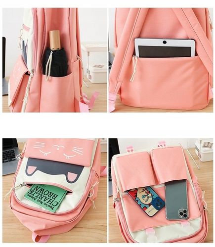 PLECAK SZKOLNY KOT KOTEK MŁODZIEŻOWY + PIÓRNIK CZARNY ZESTAW Z KOTKIEM 5w1 na Arena.pl