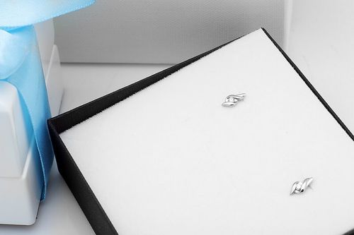 Złote kolczyki KBD5720 - Diament na Arena.pl