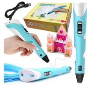 DŁUGOPIS 3D Dla Dzieci magiczna DRUKARKA 3D PEN Niebieski + WKŁAD 9M