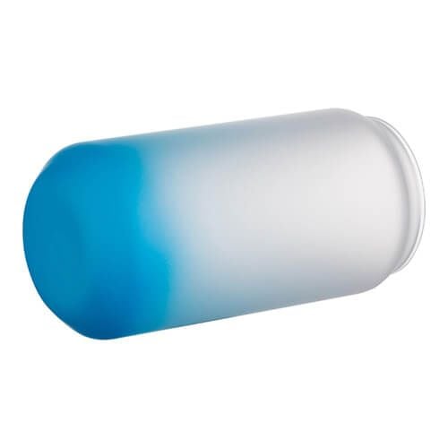 Szklanka 550 ml szroniona do sublimacji - błękitny gradient na Arena.pl