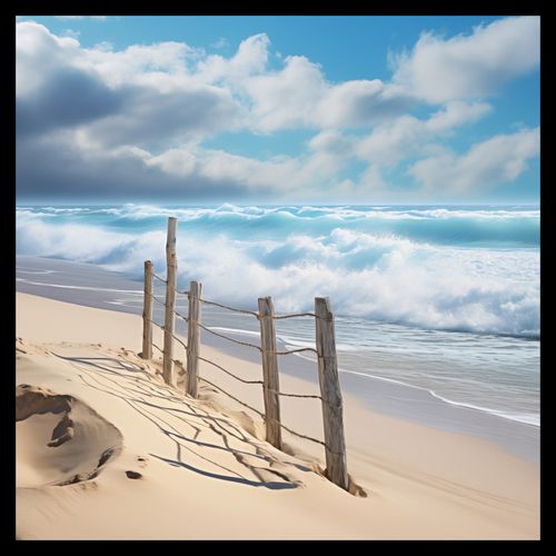 Plakat 50x50cm Szepty Oceanu na Arena.pl